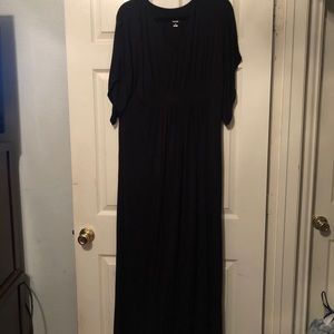 Black maxi dress